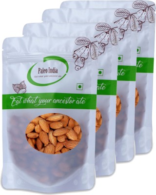 Paleo India California Nonpareil Dried Badam Almonds 800gm Almonds(4 x 200 g)