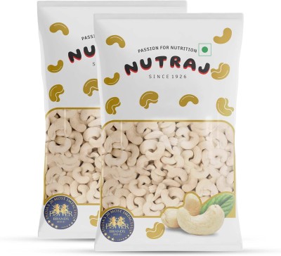 Nutraj Premium Natural Whole Kaju 400g, Dry Fruit Cashews(2 x 200 g)