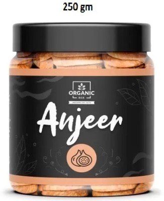 Organic Box Afghani Anjeer Figs (250gm jar Pack) - Dried Figs(250 g)