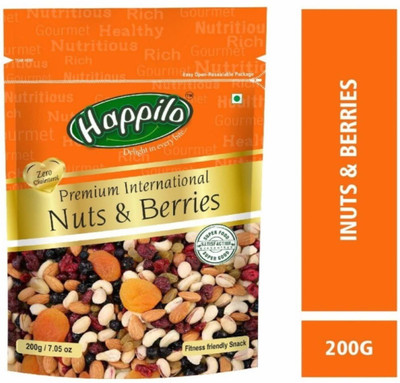 Happilo Premium International Nuts and Berries Assorted Nuts(2 x 200 g)