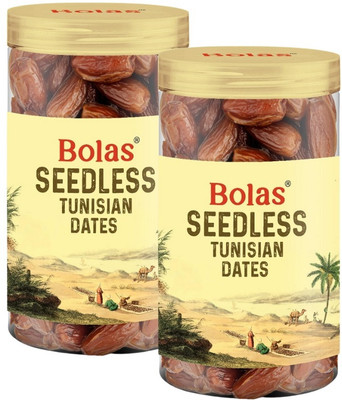 Bolas Seedless Tunisian Dates(2 x 400 g)