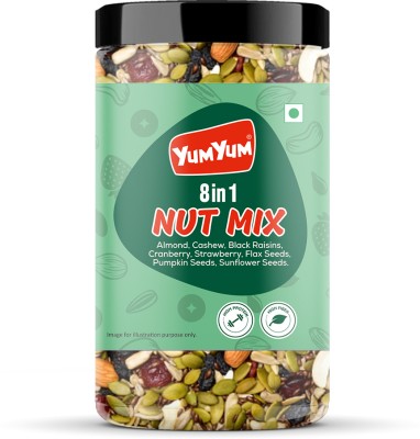 YUM YUM Healthy Mix Nuts, Seeds, and Berries Combo | Dry Fruits Trail Mix - Assorted Nuts(500 g)