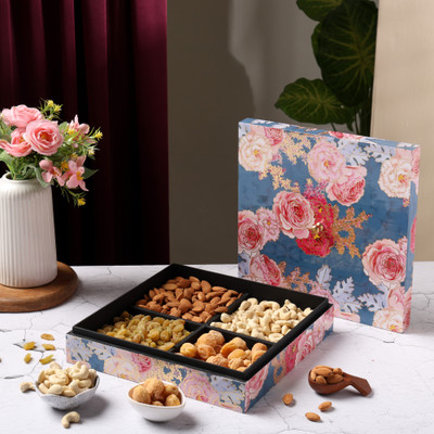 Riwaz Elegant Dry Fruit Gift Box for Diwali, Father's Day, Rakhi and Business Gifting Almonds(1 x 2.2 kg)
