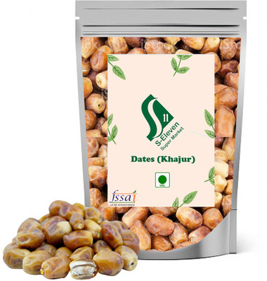 S Eleven Super Market Natural Healthy Dried Dates/Khajur Dry Fruit/Brown Dates(1 x 2 kg)