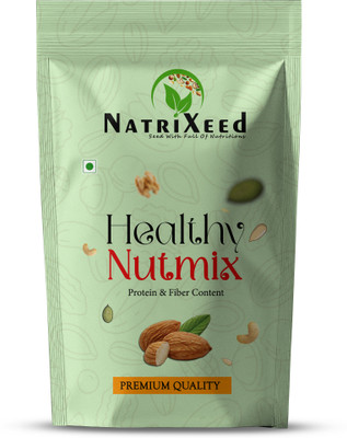 Natrixeed Mix Dry Fruits | Fit for Fasting | Healthy Snacks Mixed Nuts Almonds(1 x 1000 g)