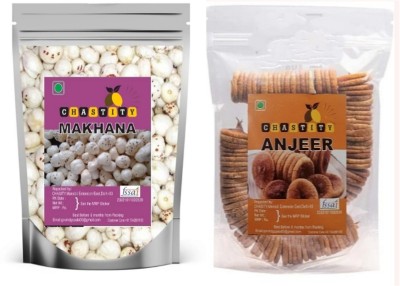 CHASTITY Premium Quality Dry Fruits Combo Anjeer, Makhana (2 x 1000 g) 2KG(2 x 1 kg)