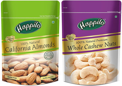 Happilo Premium Nuts Combo Almonds, Cashews(1 x 400 g)