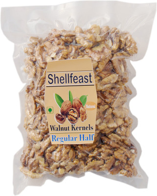 Shellfeast Walnuts Kernels Regular Half Halves Vacuum Packed| Akhrot Giri Walnuts(1 x 500 g)