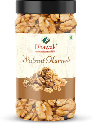 Dhawak Kashmiri Walnut Broken 8 Pcs Walnut Without Shell Akhrot Giri Walnut Giri Walnuts(1 x 500 g)