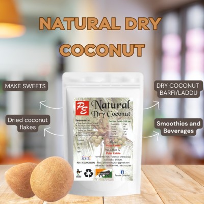 PRIYA ESTATE DRY COPRA ( NATURAL DRY COCONUT ) SUKHA GOLA,SUKHA NARIYAL Dry Copra(2640 g)