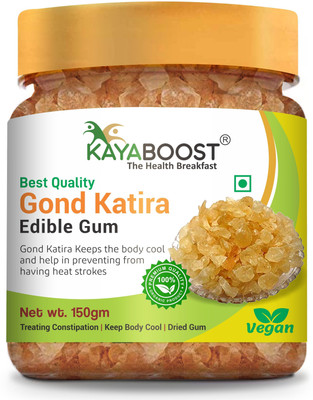 KAYABOOST Gond Katira | Weight Management | Edible Tragacanth Gum Crystals Dried Gum(1 x 150 g)