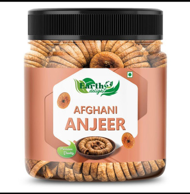 EARTH DELIGHT Premium Dried Afghani Anjeer 1 KG Dry Figs for Weight Management-99 Figs(1 x 1 kg)