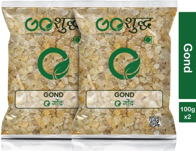 Goshudh Gond (Edible Gum)- 100g Each (Pack of 2) 200g Dried Gum(2 x 100 g)