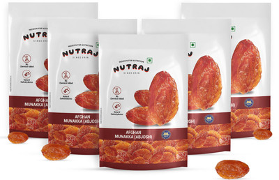 Nutraj Munakka (Abjosh) Raisins 1 Kg, Raisins(5 x 0.2 kg)