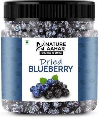 Nature Aahar Dried Blueberry |Unsweetened Blueberries | Rich in Vitamins & Fibers | Dry fruit Blueberry(1 x 1 kg)
