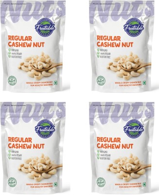 Frutable Premium Cashew Nuts (Regular) Cashews(4 x 200 g)