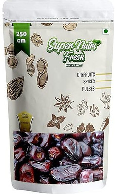 Super Nutri Fresh Dry black Fard Dates 250 Gm Dates(1 x 250 g)