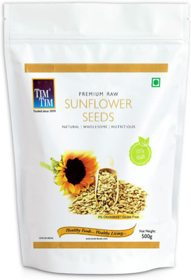 Tim Tim Premium Raw Sun Flower seeds| Dry Fruits & Nuts | Nuts & Seeds, 500g Assorted Seeds & Nuts(1 x 500 g)