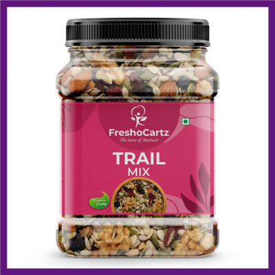 FreshoCartz Super Nutritious Trail Mix | Mixture Of Dry Fruits and Nuts , Seeds and Berries Assorted Seeds & Nuts, Black Currant, Blueberry(1 x 1 kg)