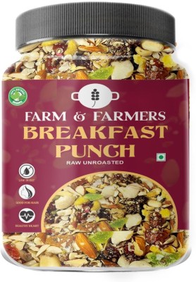 Farm & Farmers Healthy Breakfast for weight management|Mixed seeds,nuts and dried fruits 200g Assorted Fruit, Assorted Seeds & Nuts(200 g)