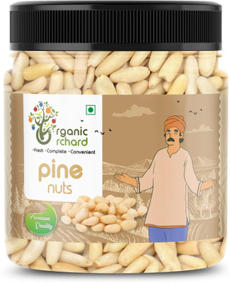 organic orchard Premium Quality Pine Nuts | Chilgoza Vegan Pine Nuts Without Shell | Pine Nuts(50 g)