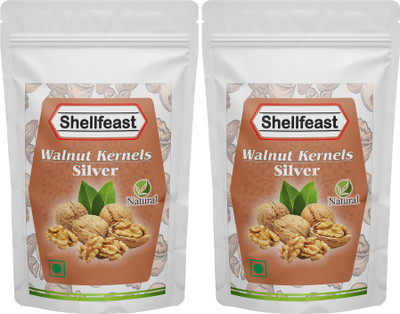 Shellfeast Walnuts Without Shell, Walnut Kernels ( Silver), Akhrot Giri Magaz Walnuts(2 x 0.5 kg)