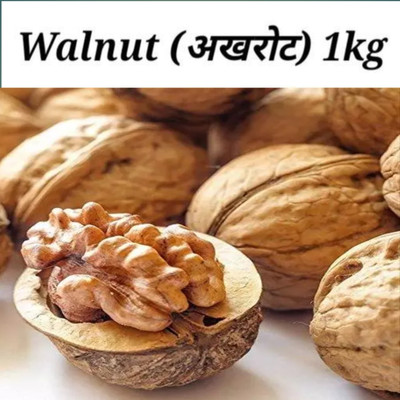 ZION Kashmiri Walnut Akhrot 1kg yummy Paper Shell Walnut Best Dryfruits Walnuts(1 x 1 kg)