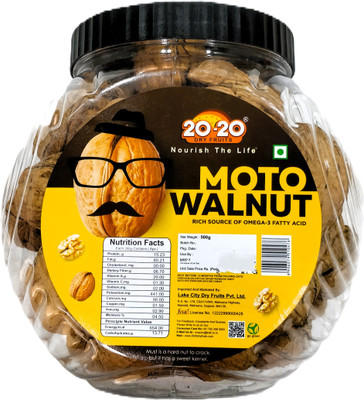 20-20 DRY FRUITS JUMBO-SIZE-INSHELL-WALNUTS-500 G Walnuts(1 x 500 g)