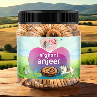 Savara nuts Premium Dried Afghani Anjeer | Figs Anjeer | Rich Source of Fibre Calcium & Iron Figs(1 x 1000 g)
