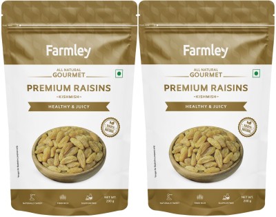 Farmley Premium Raisins (Kishmish) Raisins(2 x 200 g)