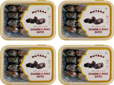 Nutraj Shamim E Khas Dates 1.6 Kg (400g x 4),Shamim Khajoor, Dry Fruit Dates(4 x 400 g)