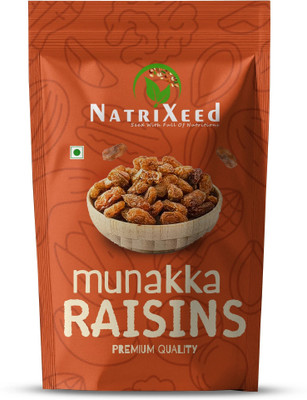 Natrixeed Munakka | Kishmish | Rich Authentic Flavour | Perfect Travel Snack | Raisins(1 x 250 g)