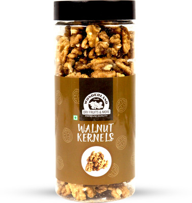 WONDERLAND Foods Premium Walnut Kernels (Akhrot Giri) Jar Walnuts(1 x 350 g)