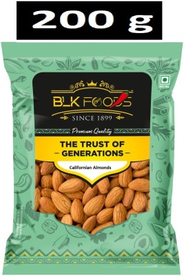 BLK FOODS California | Badam giri Dry Fruits Almonds(200 g)