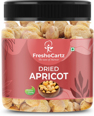 FreshoCartz Dried Apricots | Khumani | Khurmani | Khurbani | Jardalu | Prunu | Badam Bor Apricots(1 x 250 g)
