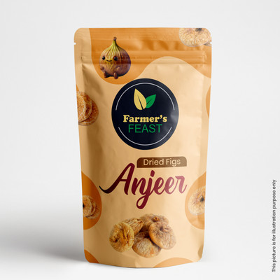 Farmer's Feast ANJEER REGULAR (PREMIUM) 400 Gram Figs(1 x 400 g)