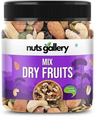 NUTS GALLERY Natural Premium Mix Dry Fruits 250 Gm with Almonds | Cashew | Kishmish | Apricot Cashews, Almonds, Dates, Apricots(250 g)