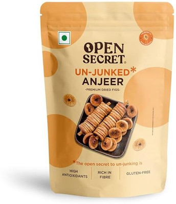 OPEN SECRET Premium Unjunked Anjeer- High Protein Figs(2 x 500 g)