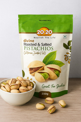20-20 DRY FRUITS PISTA-USA-250 G Pistachios(1 x 250 g)