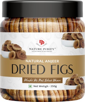 Nature Purify Anjeer Dry Fruits | Dried Figs (Jar Packing) Figs Figs(250 g)