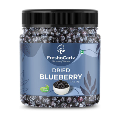 FreshoCartz Dried Blueberry | Unsweetened Blueberries | Rich in Vitamins & Fibers | Blueberry(1 x 250 g)