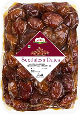 Nature Aahar organic Seedless Dates Pin Khajur Arabian Dates, Dry Fruit Dates Dates, Dry Dates, Dates(1 x 500 g)