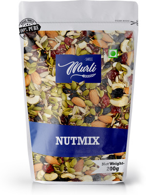 SHREE MURLI Healthy Nutmix | Mixed Dryfruits | Source of Vitamin and Minerals(1 x 200 g)