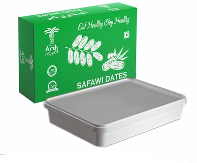 ARSH Safawi AL Madina Dates | Khajoor Dry Fruits | Healthy & Nutritious Snack Dates(1 x 1000 g)
