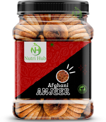 Nutri Hub Premium Afghani Anjeer - 500g | Dried Figs Figs Figs(1 x 500 g)