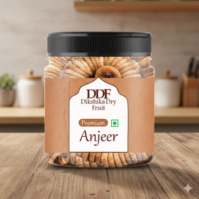 Dikshika Dry Fruits Premium Afghani Anjeer | High in Minerals & Vitamins Dried Figs Figs(1 x 400 g)