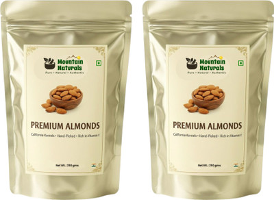 Mountain Naturals Premium California Almond | Dry Fruits, Nuts, Almonds Almonds(2 x 250 g)