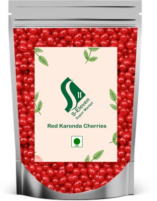 S Eleven Super Market Red Cherry Karonda/Fresh Glazed Candied Cherry Cakes & Cookies Decoration Cherries(500 g)