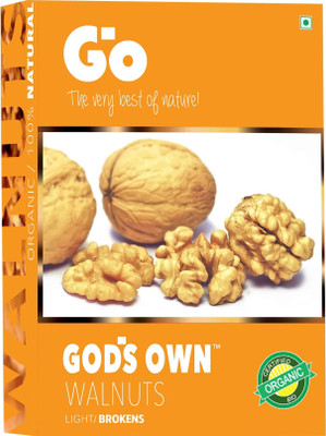 Go organic light broken kernels Walnuts(250 g)