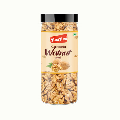 YUM YUM California Walnut Kernels 150g, Akhrot Giri Dry Fruits - Walnuts(1 x 150 g)
